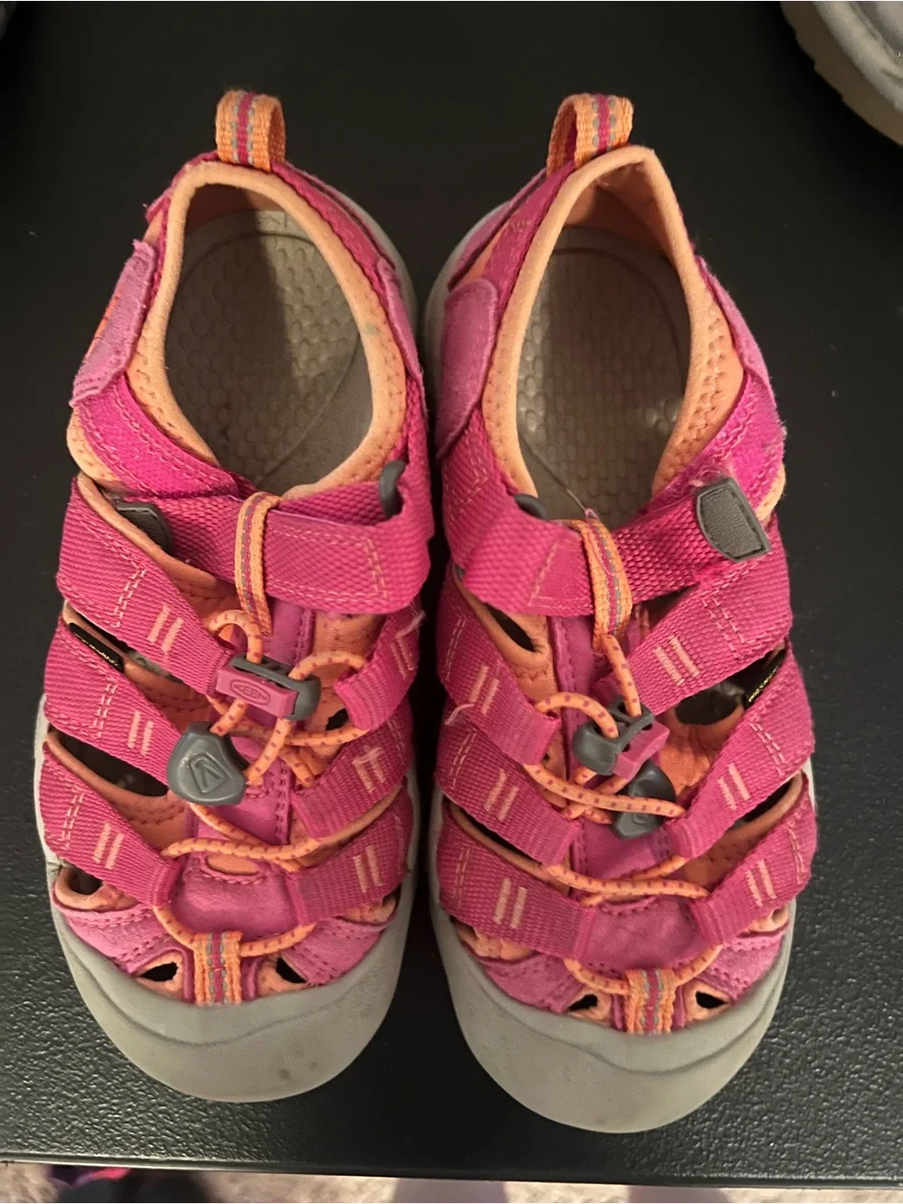 Keen Pink and Orange Kids Outdoor Sandals